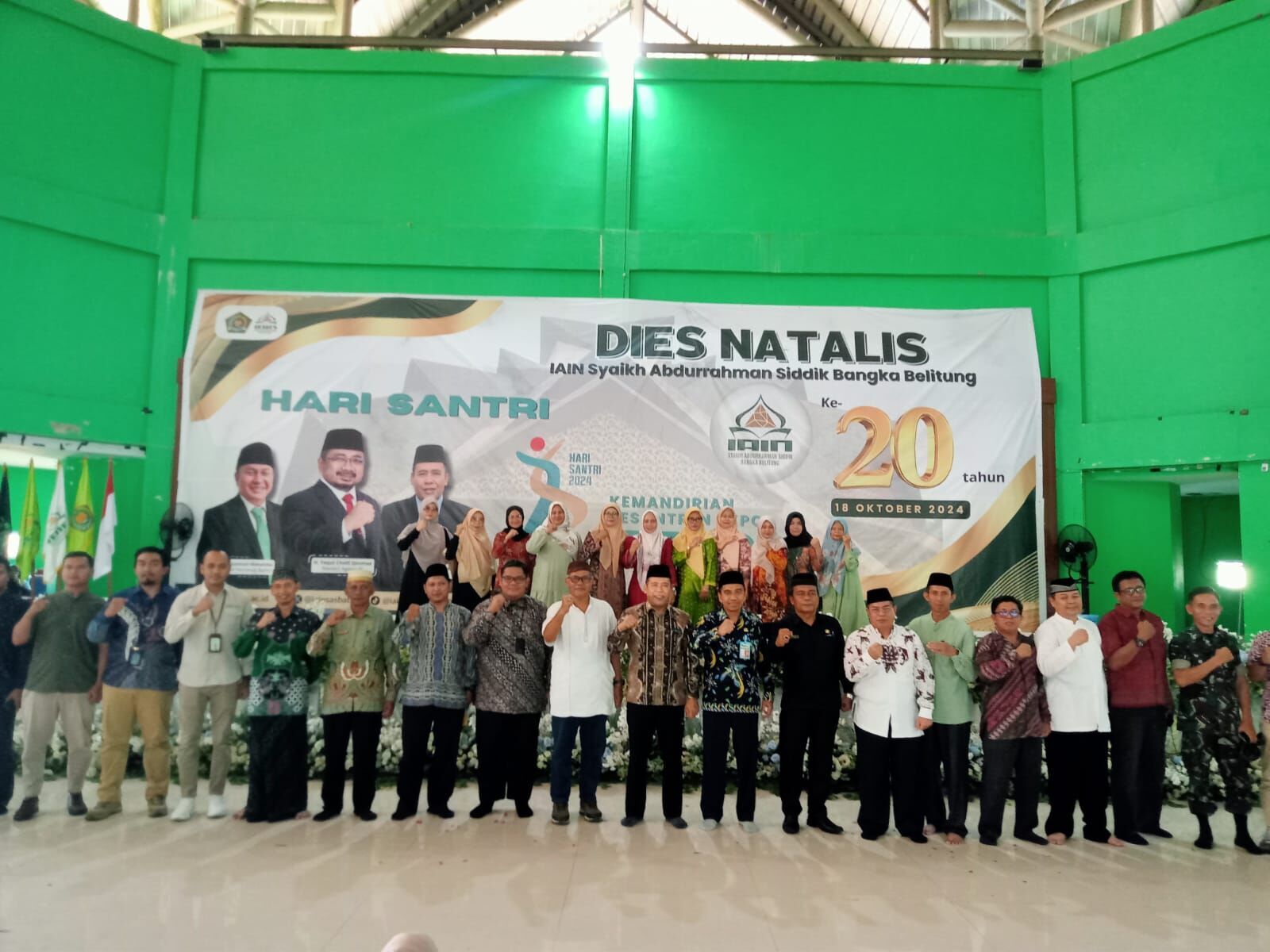 Nganggung Bersama Peringati Dies Natalis IAIN SAS Babel  ke-20