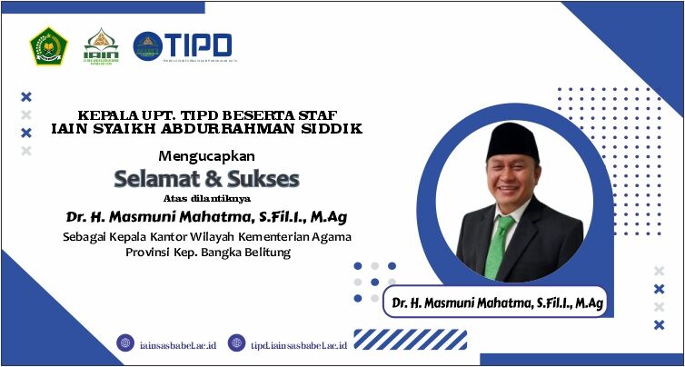 Selamat Atas Pelantikan Kepala Kantor Wilayah Kementerian Agama Provinsi Kepulauan Bangka Belitung