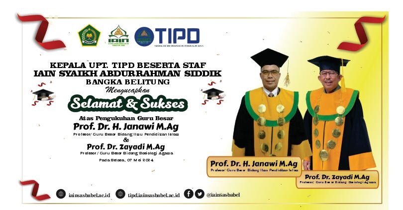 Selamat Atas Pengukuhan Guru Besar/ Profesor
