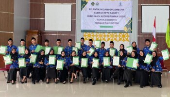 2 Staf UPT TIPD IAIN SAS BABEL Resmi Dilantik menjadi PPPK