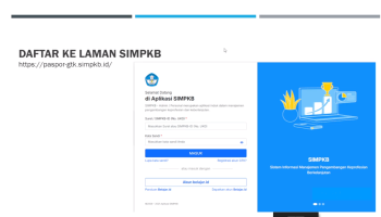 Cara Mendaftar PPG ke Laman SIMPKB