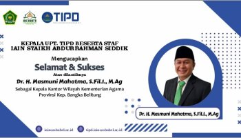 Selamat Atas Pelantikan Kepala Kantor Wilayah Kementerian Agama Provinsi Kepulauan Bangka Belitung