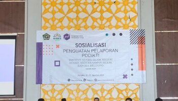 Sosialisasi Penguatan Pelaporan PDDIKTI di Lingkungan IAIN Syaikh Abdurrahman Siddik Bangka Belitung