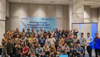 TIPD Hadiri Workshop Evaluasi Pelaporan Data PD-DIKTI PTKIN Semester Gasal