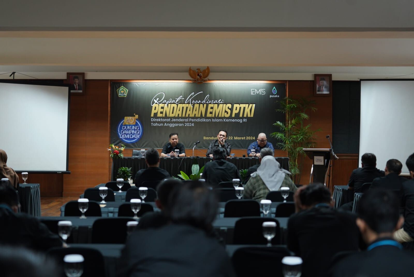 Operator EMIS IAIN SAS Babel Hadiri Rapat Koordinasi Pendataan EMIS PTKI