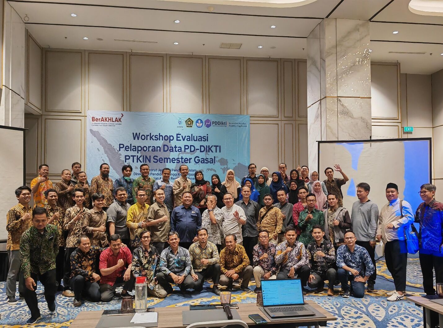 TIPD Hadiri Workshop Evaluasi Pelaporan Data PD-DIKTI PTKIN Semester Gasal