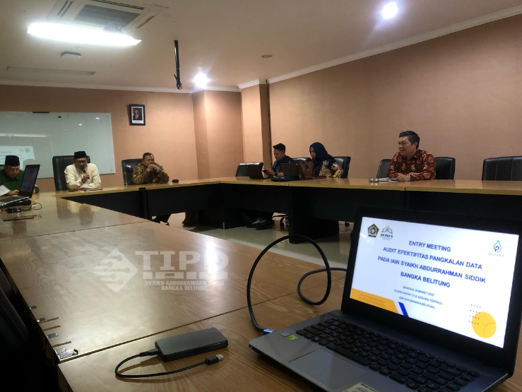 TIPD IAIN SAS BABEL Dampingi Tim Auditor Itjen Kemenag Lakukan Audit Efektifitas Pangkalan Data IAIN SAS BABEL