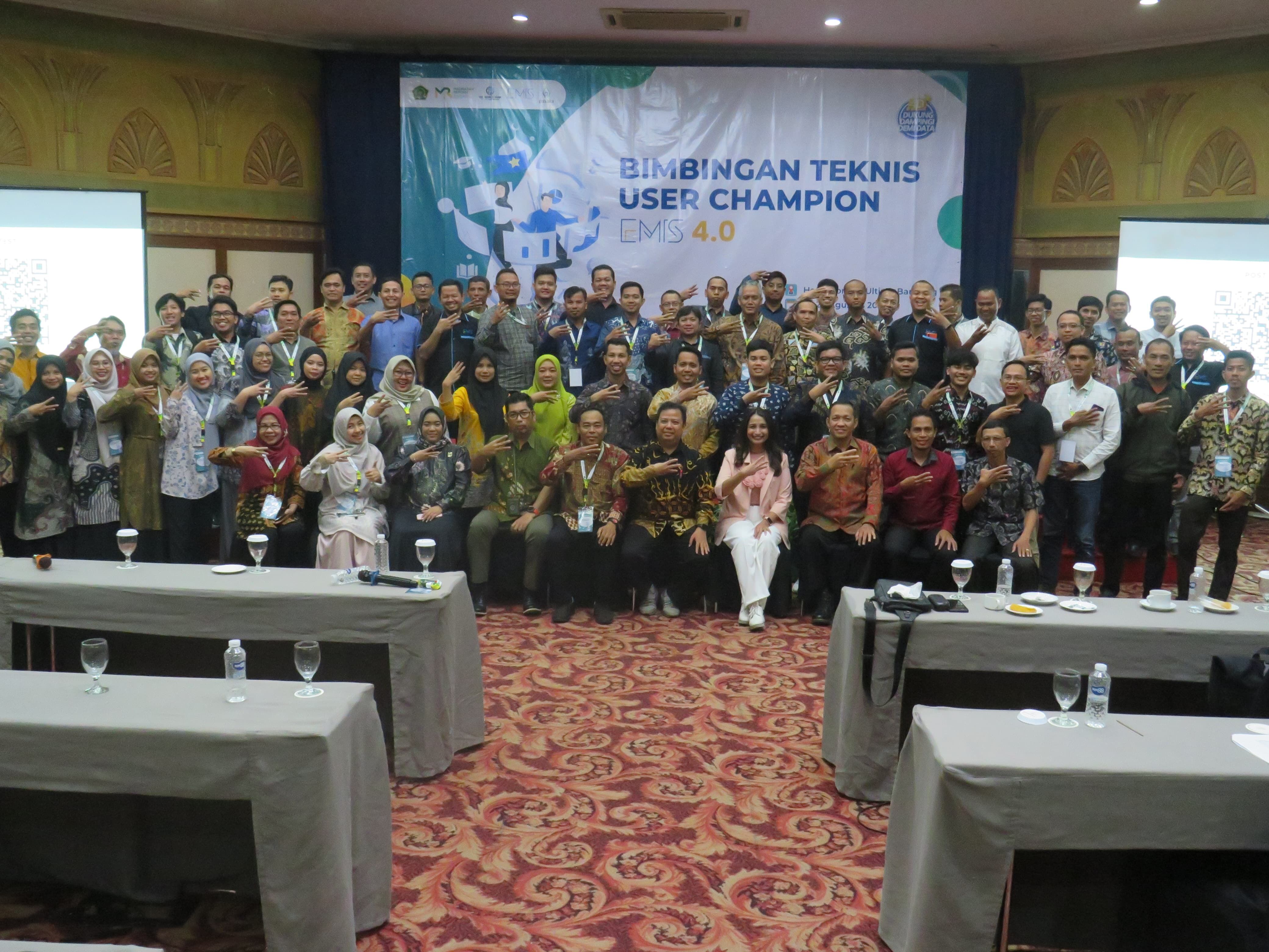 UPT TIPD IAIN SAS Babel Ikuti Kegiatan Bimbingan Teknis User Champion EMIS 4.0